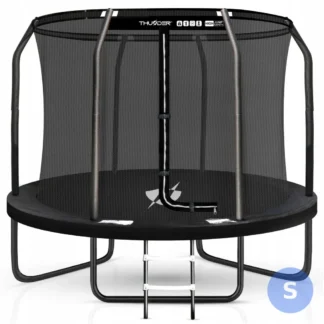 Profesjonalna trampolina ogrodowa 10ft z siatką bezpieczeństwa — zdjęcie 1